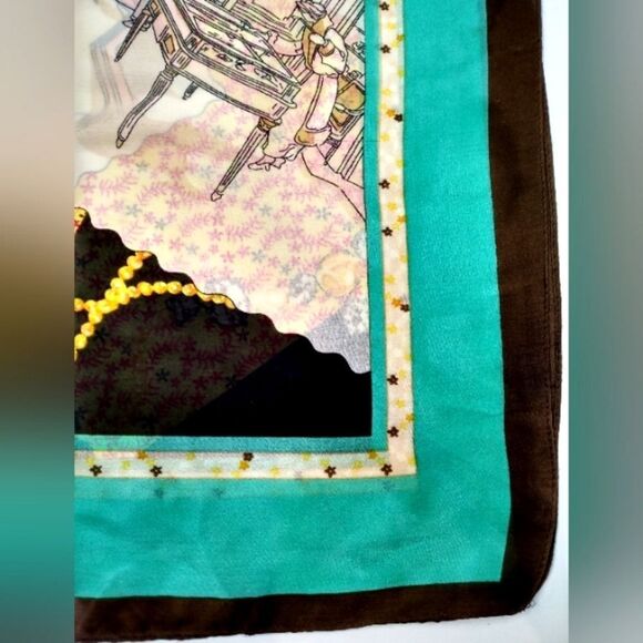 Silk Scarf Paris New York Large - Picture 9 of 13